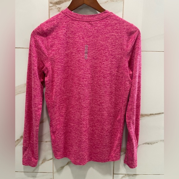 Nike Heathered Pink Long Sleeve Top size XS - Picture 8 of 12